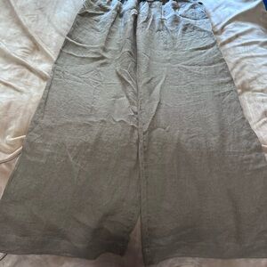 James Perse Relaxed Fit linen Pants in Khaki 6/8 (2)